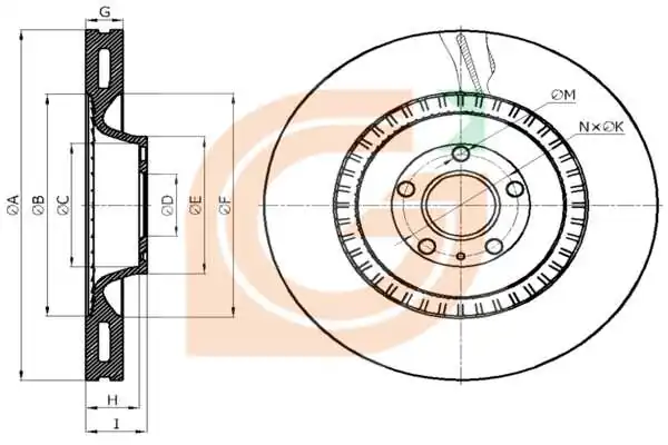 GAMA-SA féktárcsa - GM20920 - TothCarparts