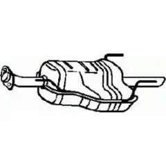BÖLK hátsó hangtompító - BOL-C091176 - TothCarparts