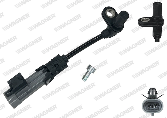 WAGNER érzékelő, kerékfordulatszám - ABS00988 - TothCarparts