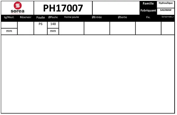 SNRA hidraulikus szivattyú, kormányzás - PH17007 - TothCarparts