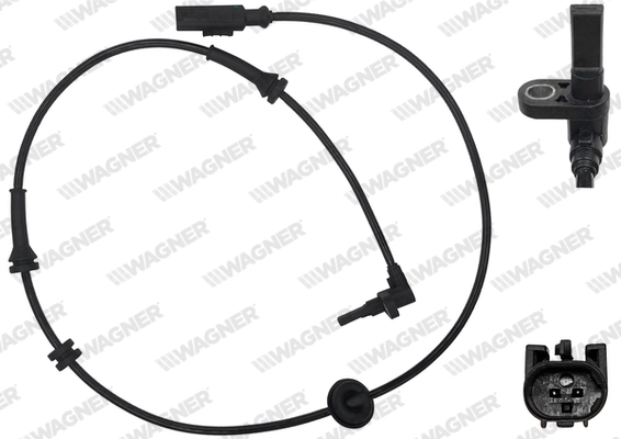 WAGNER érzékelő, kerékfordulatszám - ABS00383 - TothCarparts