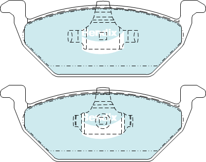 BENDIX-SEA fékbetétkészlet, tárcsafék - DB1387 MKT - TothCarparts