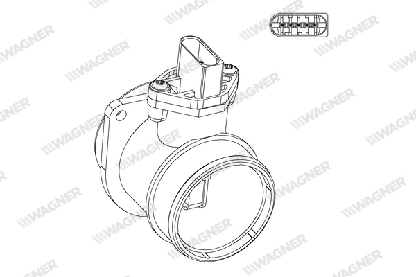 WAGNER légmennyiségmérő - AFS00180 - TothCarparts