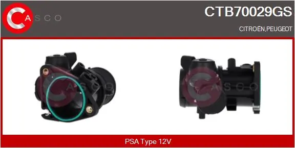 CASCO fojtószelep ház - CTB70029GS - TothCarparts
