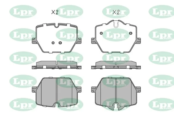 LPR-CN fékbetétkészlet, tárcsafék - 05P5463 - TothCarparts