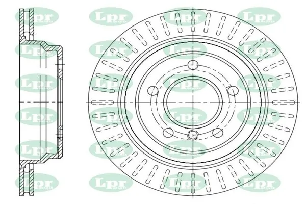 LPR-CN féktárcsa - B2461V - TothCarparts