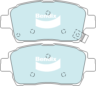 BENDIX-SEA fékbetétkészlet, tárcsafék - DB1422 ULT - TothCarparts