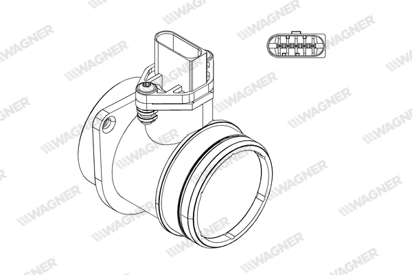 WAGNER légmennyiségmérő - AFS00083 - TothCarparts