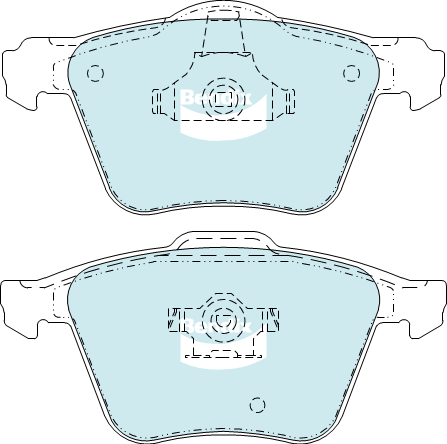BENDIX-SEA fékbetétkészlet, tárcsafék - DB1661 MKT - TothCarparts