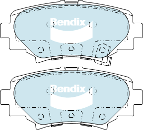 BENDIX-SEA fékbetétkészlet, tárcsafék - DB2331 UP - TothCarparts