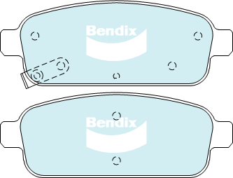 BENDIX-SEA fékbetétkészlet, tárcsafék - DB1990 GCT - TothCarparts