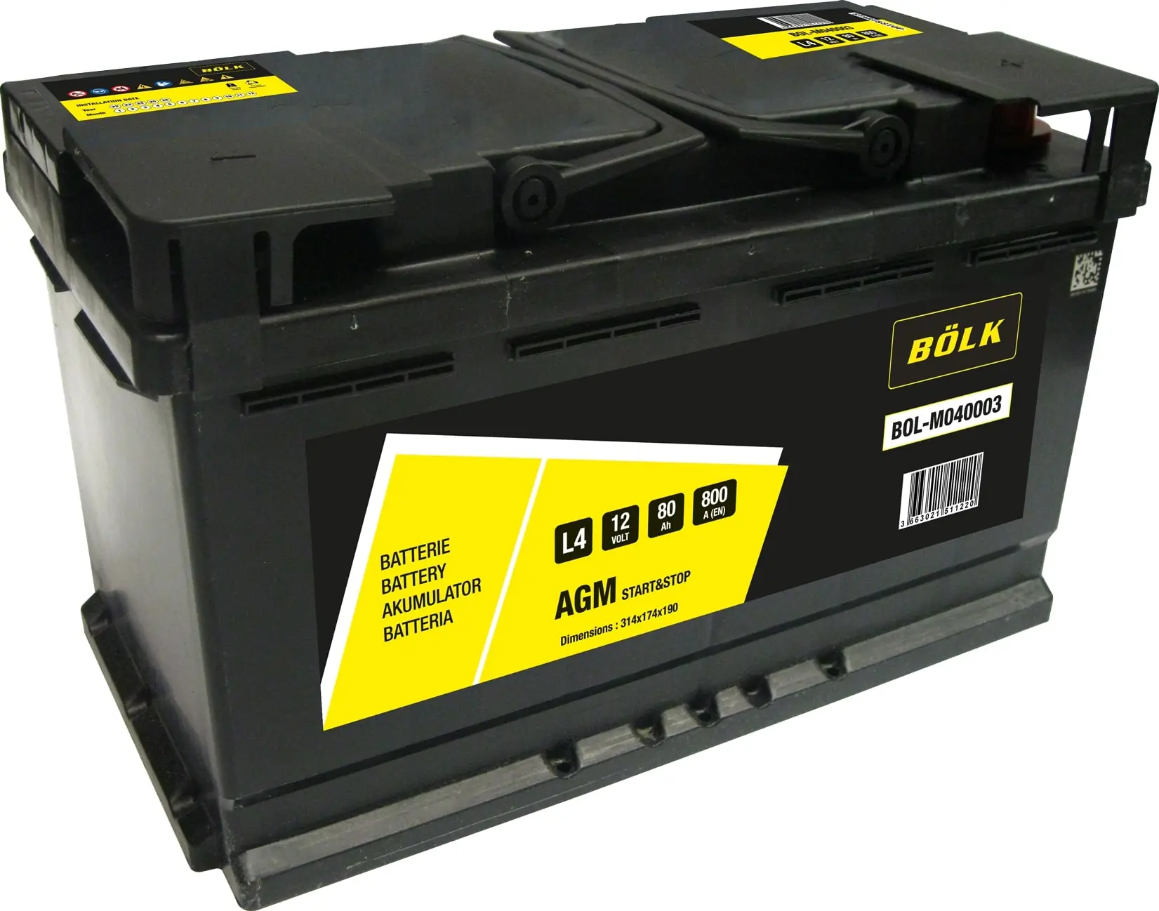 BÖLK Indító akkumulátor - BOL-M040003 - TothCarparts