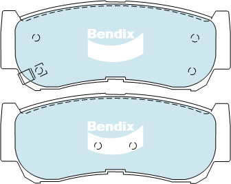 BENDIX-SEA fékbetétkészlet, tárcsafék - DB2035 GCT - TothCarparts