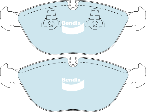BENDIX-SEA fékbetétkészlet, tárcsafék - DB1408 MKT - TothCarparts