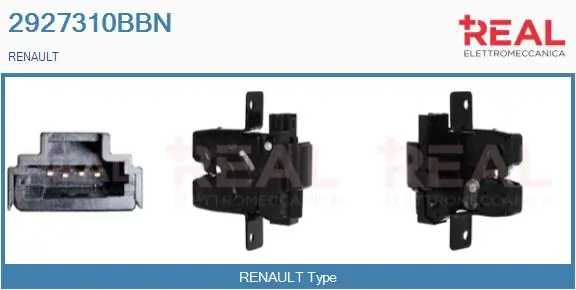 REAL Hátsó csapóajtó zár - 2927310BBN - TothCarparts