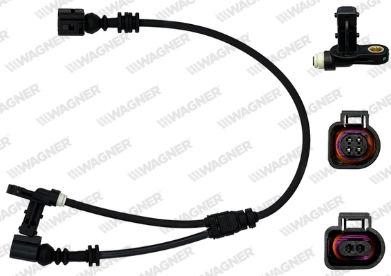 WAGNER érzékelő, kerékfordulatszám - ABS01201 - TothCarparts