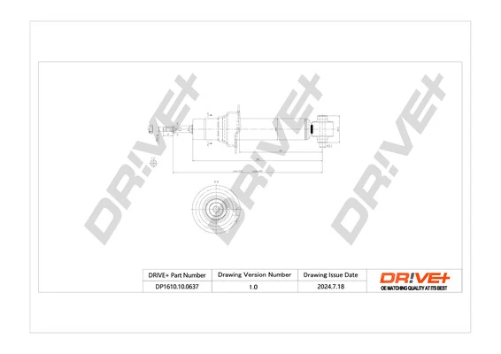 Dr!ve+ lengéscsillapító - DP1610.10.0637 - TothCarparts