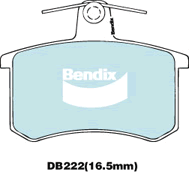 BENDIX-SEA fékbetétkészlet, tárcsafék - DB222 ULT - TothCarparts