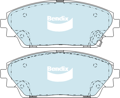 BENDIX-SEA fékbetétkészlet, tárcsafék - DB2330 HD - TothCarparts