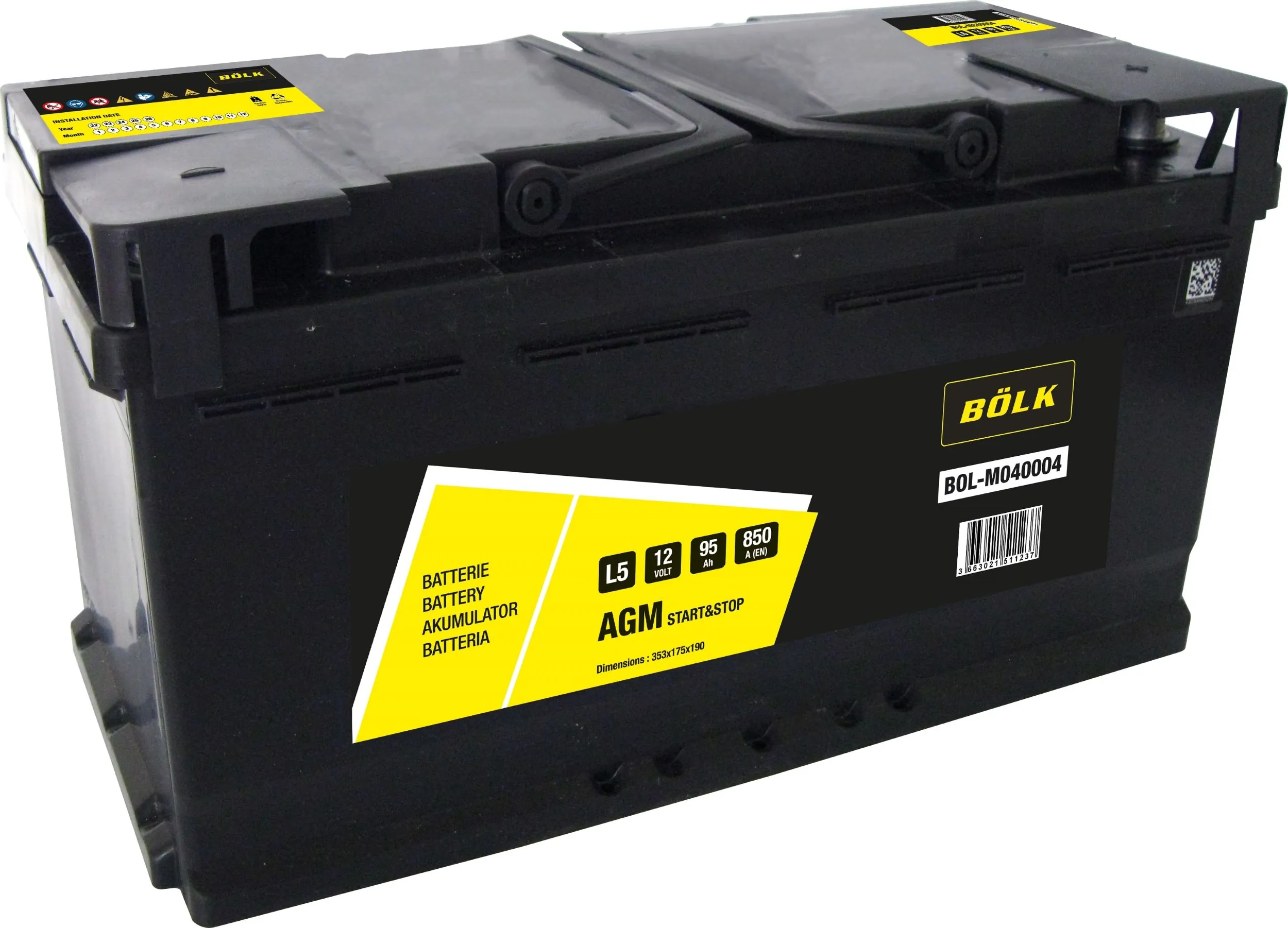 BÖLK Indító akkumulátor - BOL-M040004 - TothCarparts