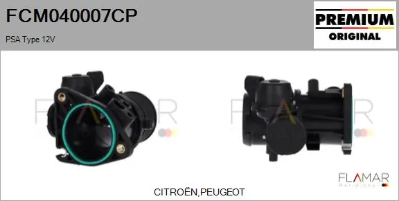 FLAMAR fojtószelep ház - FCM040007CP - TothCarparts