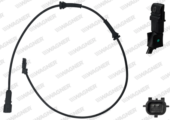 WAGNER érzékelő, kerékfordulatszám - ABS00208 - TothCarparts