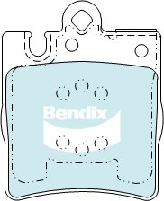 BENDIX-SEA fékbetétkészlet, tárcsafék - DB1457 GCT - TothCarparts