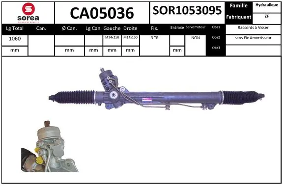 STARTCAR kormánygép - CA05036 - TothCarparts
