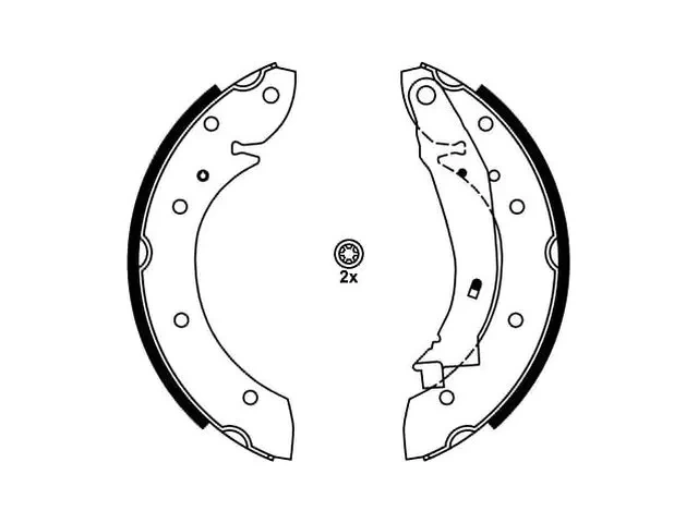 BÖLK fékpofakészlet - BOL-E111440 - TothCarparts