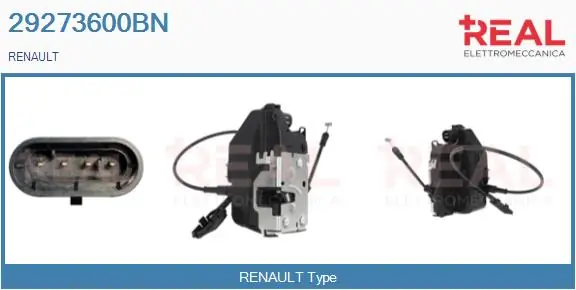 REAL Ajtózár - 29273600BN - TothCarparts