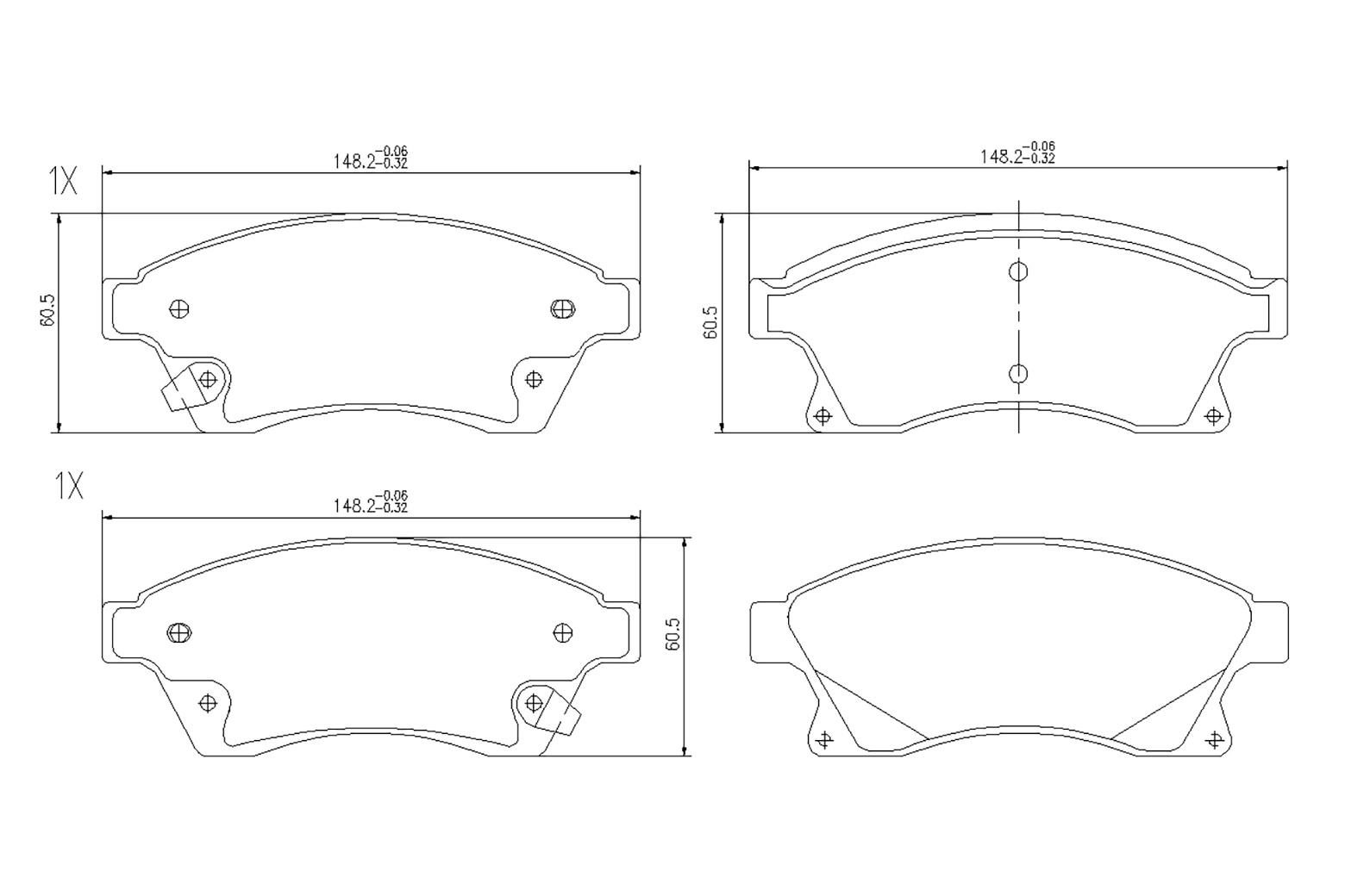 BOGAP fékbetétkészlet, tárcsafék - L8210135 - TothCarparts