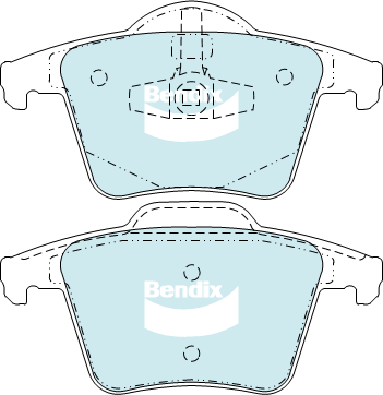 BENDIX-SEA fékbetétkészlet, tárcsafék - DB1659 MKT - TothCarparts