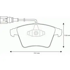 BÖLK fékbetétkészlet, tárcsafék - BOL-G041177 - TothCarparts