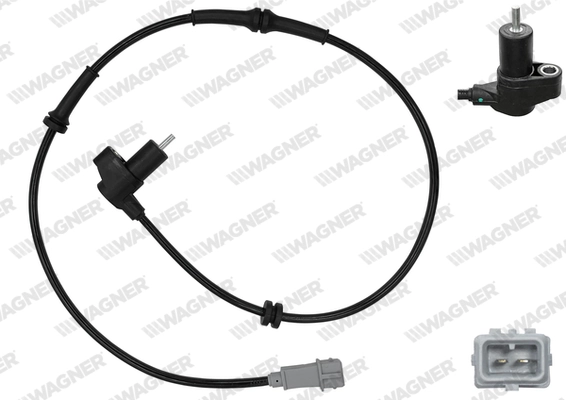 WAGNER érzékelő, kerékfordulatszám - ABS00569 - TothCarparts