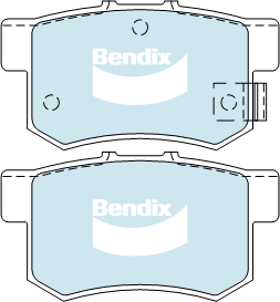 BENDIX-SEA fékbetétkészlet, tárcsafék - DB1265 MKT - TothCarparts