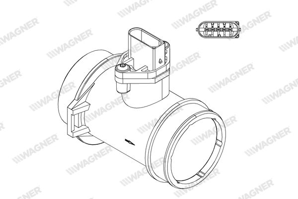 WAGNER légmennyiségmérő - AFS00045 - TothCarparts