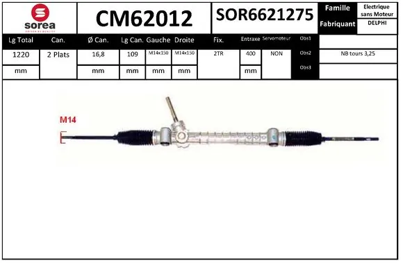 EAI kormánygép - CM62012 - TothCarparts