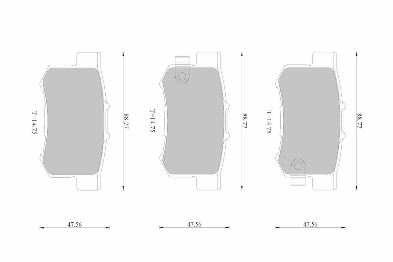 BOSCH fékbetétkészlet, tárcsafék - 0 986 T10 251 - TothCarparts