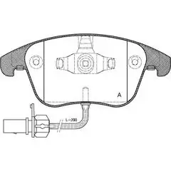 BÖLK fékbetétkészlet, tárcsafék - BOL-G041170 - TothCarparts