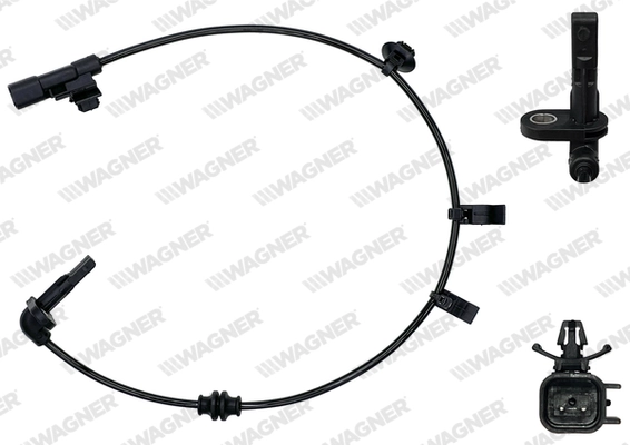WAGNER érzékelő, kerékfordulatszám - ABS00484 - TothCarparts