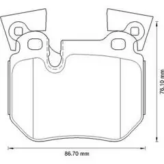 BÖLK fékbetétkészlet, tárcsafék - BOL-G091134 - TothCarparts