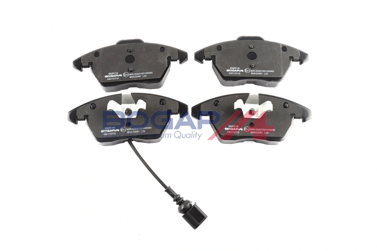 BOGAP fékbetétkészlet, tárcsafék - A8210318 - TothCarparts
