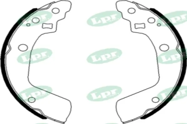 LPR-CN fékpofakészlet - 01121 - TothCarparts