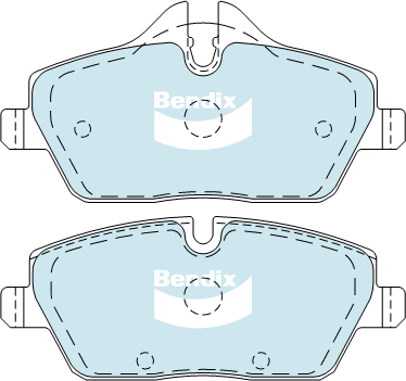 BENDIX-SEA fékbetétkészlet, tárcsafék - DB1782 EURO+ - TothCarparts