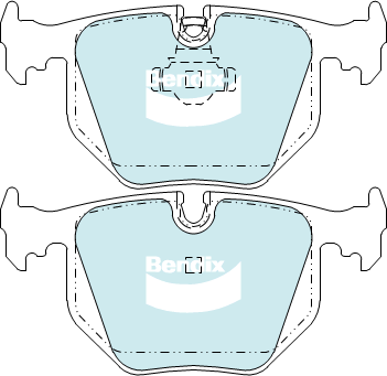 BENDIX-SEA fékbetétkészlet, tárcsafék - DB1397 4WD - TothCarparts