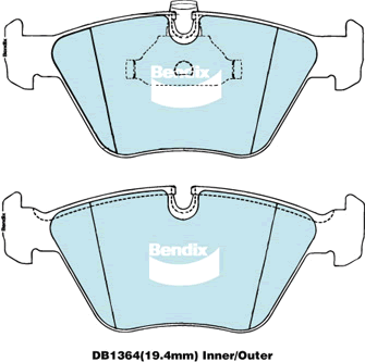 BENDIX-SEA fékbetétkészlet, tárcsafék - DB1364 ULT - TothCarparts