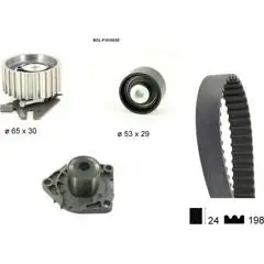 BÖLK Vízpumpa + fogasszíj készlet - BOL-F1010020 - TothCarparts