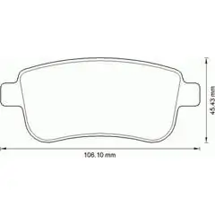 BÖLK fékbetétkészlet, tárcsafék - BOL-G041202 - TothCarparts