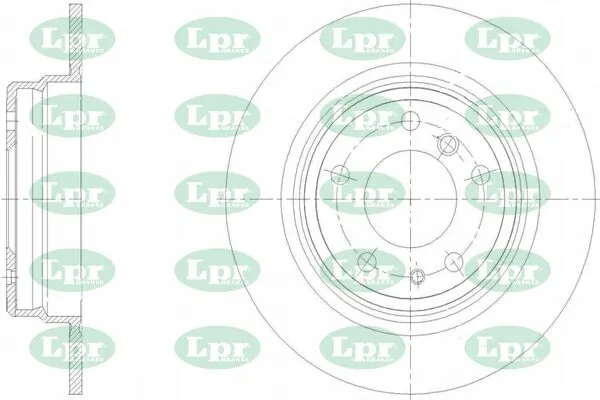 LPR-CN féktárcsa - B2241P - TothCarparts