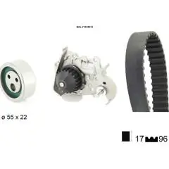 BÖLK Vízpumpa + fogasszíj készlet - BOL-F1010013 - TothCarparts